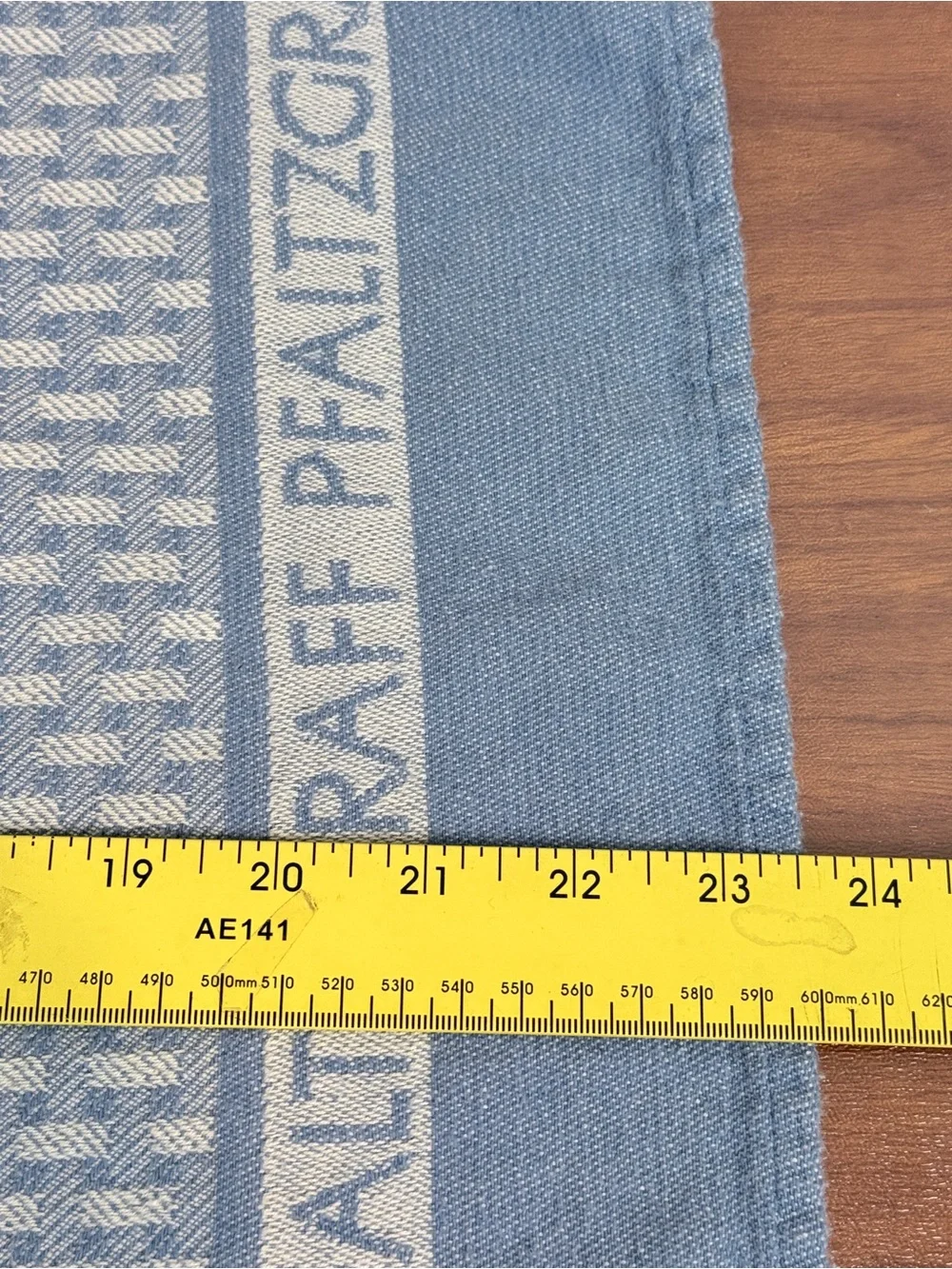 Pfaltzgraff Light Blue Patterned Tea Towel